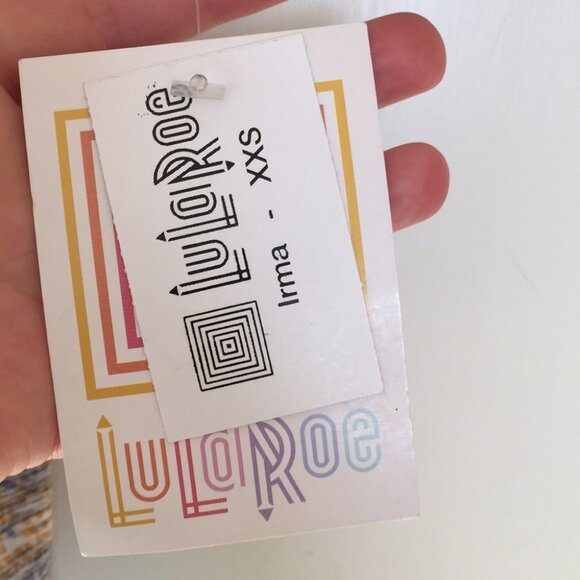 XXS LuLaRoe Irma - Picture 3 of 4